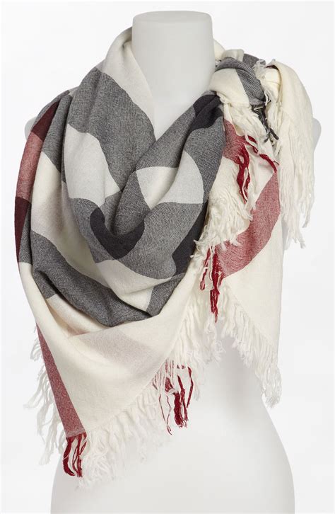 burberry colour block check merino wool scarf|Burberry Limited.